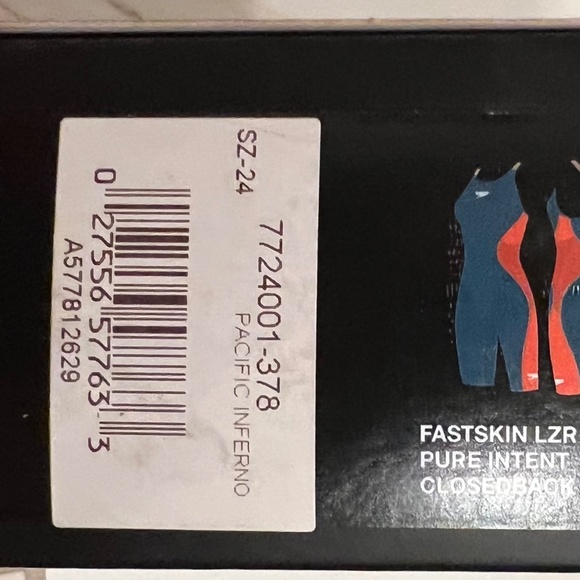 Speedo Women's Fastskin LZR Pure Intent Closed Back Kneeskin Tech Suit Swimsuit - Picture 5 of 5